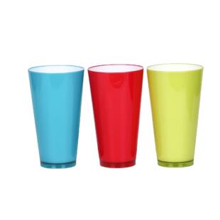 Wholesale Modern Minimalist Two-Tone Juice Cups, PP PS Mater
