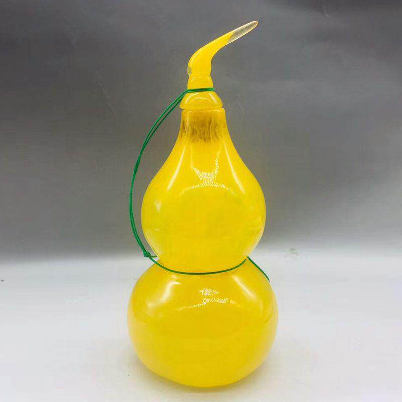 琥珀蜜蜡大号葫芦福禄摆件家居装饰品办公室风水摆设工艺品