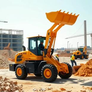 LY942鲁宇小型装 卸抓草机 载机轮边气刹自动挡铲车粮食砂石装