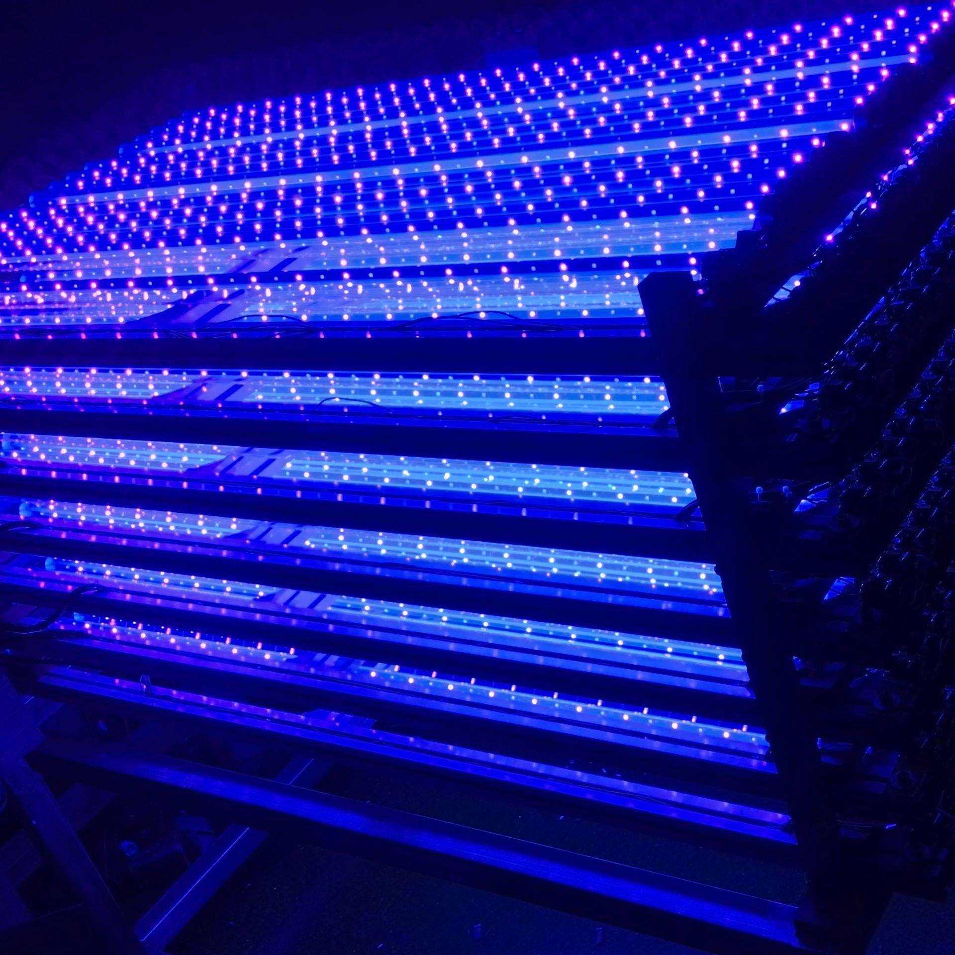 工厂大功率高能量干油墨晒版灯管UV365nm395NM紫外线LED灯管