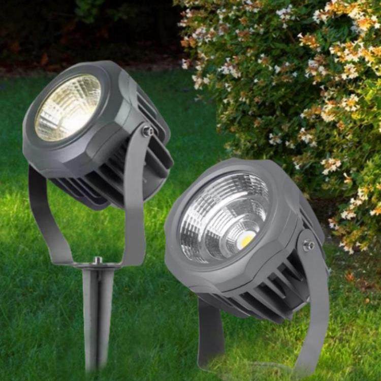 led圆形照树灯泛光灯户外防水广告灯投光灯室外简约现代cob射树灯