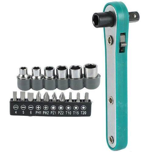 17 In 1 Chrome Vanadium Steel Wrench Driver Set Torx