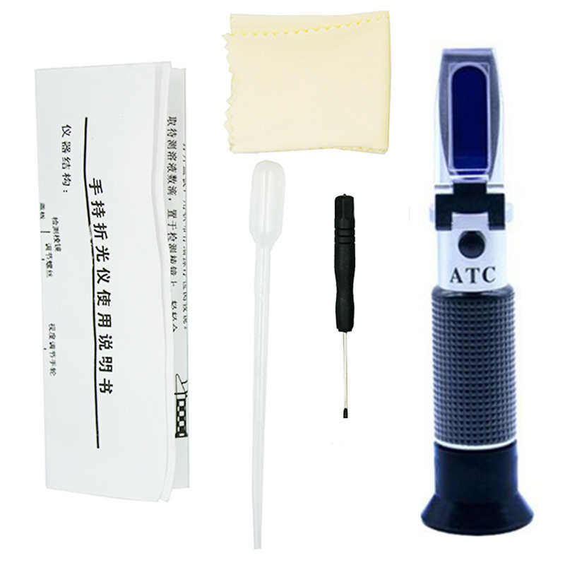 手持高精度刻度显0-32糖度0-140果酒0-27波美折射仪检测仪折光仪,五金/工具,折光仪,淘宝优惠券,粉丝福利购,淘宝优惠卷