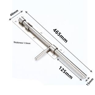 不锈钢地插 大门插销门扣门栓门插销加长加厚不锈钢防盗老式门闩