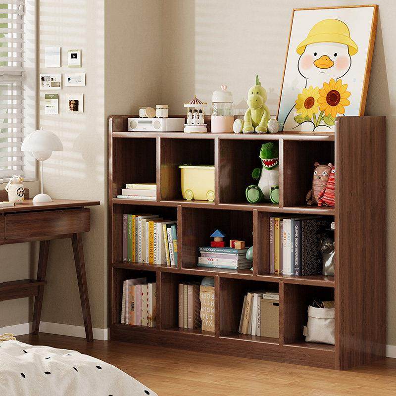 书架落地置物架一体靠墙书柜床尾柜阳台收纳柜幼儿园格子柜矮柜子,住宅家具,书架,淘宝优惠券,粉丝福利购,淘宝优惠卷