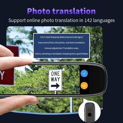 S65 Pro智能语音翻译142语言WIFI扫描Tran