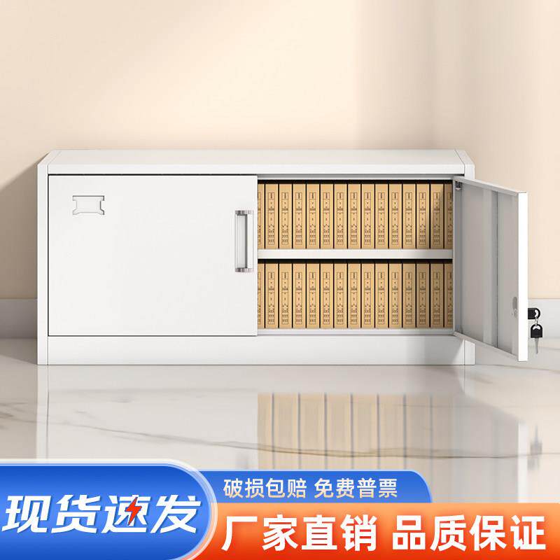 办公室单节档案柜铁皮文件柜多层带锁储物资料柜矮柜顶柜单节柜子