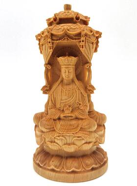 柏木三圣塔摆件规格10.5×5×5cm摆饰手把件客厅玄关装饰工艺品