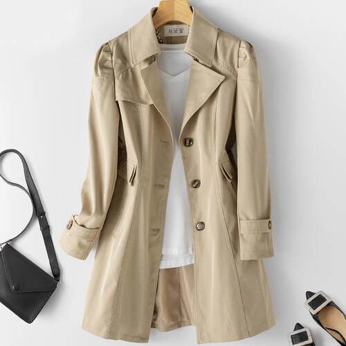 Women's medium length slimming jacket top, women's