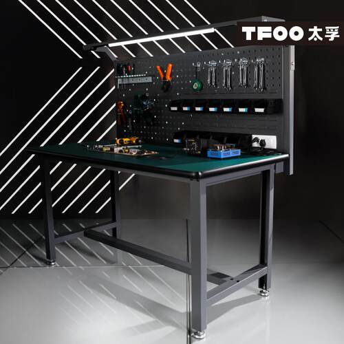 防静电耐磨工作台 TFOO太孚实验台 低灯架挂板中型工作台
