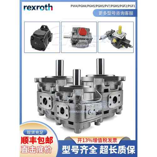 Rexroth力士乐齿轮泵PGH/PGM/PGF4-5-30/100/125/PVV4/7液压油泵