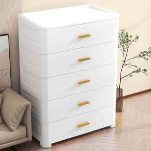 卧抽室置物柜床头玩具杂物加收厚储物柜家多无品牌/用层屉式纳柜