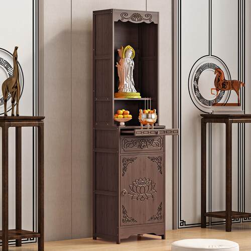 佛龛柜供桌神台柜子神龛供奉台小型新中式立柜香案佛柜