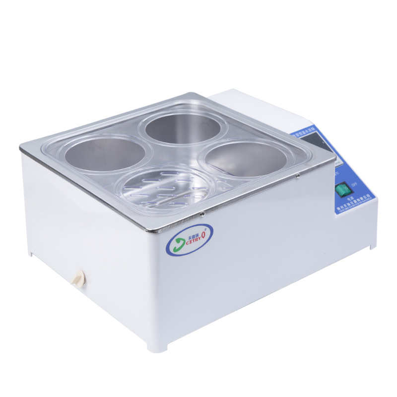 304不锈钢内胆一次成型双孔数显恒温水浴锅ZPC系列实验室4孔水箱