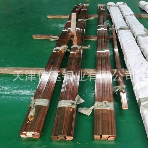 T2紫铜PEO排模具电铜极铜排扁条镀锡板紫铜1方棒矩形铜母线100x0