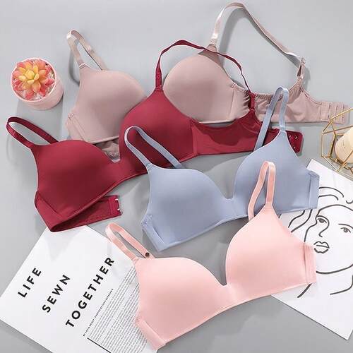 ladies Seamless Bras for Women Push Up Bra No Wire Brassiere