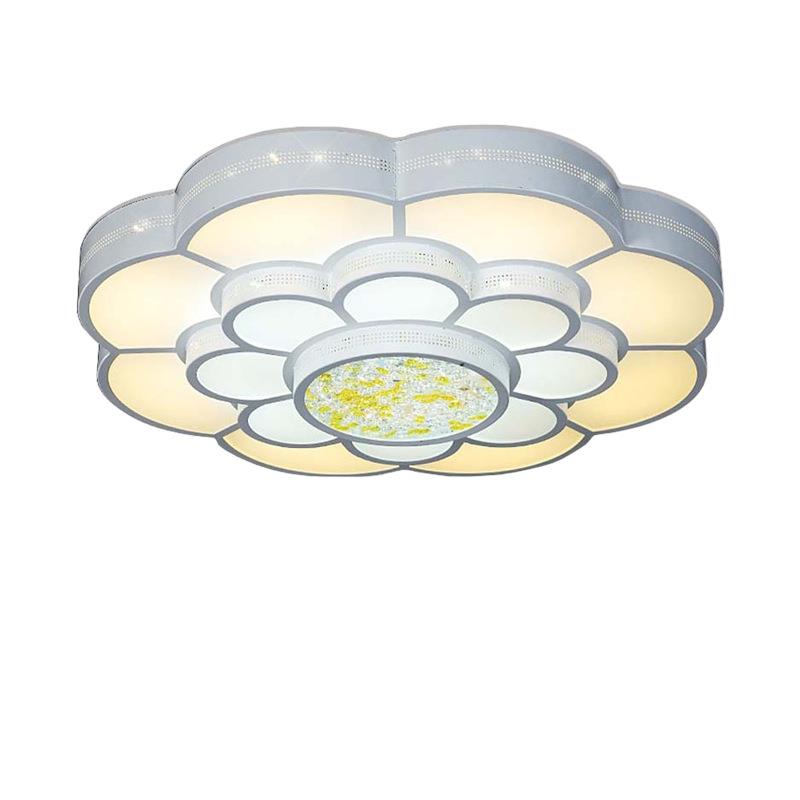 包邮现代简约led吸顶灯卧室灯圆形大气客厅现代灯梅花灯饰灯具
