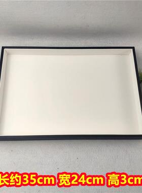 正品皮绒盘布首饰展示展台珠宝饰品盒子项炼表收纳耳针手示珠宝店