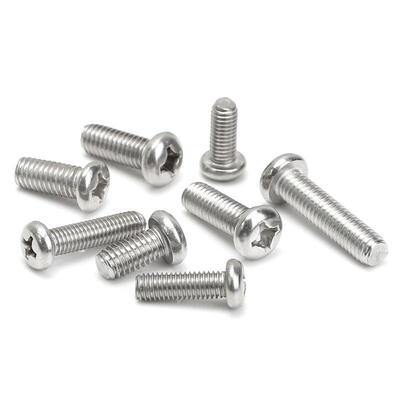 PM3螺14螺丝头十字盘螺钉圆头螺丝机牙螺丝*元头栓浩ALU业螺丝厂