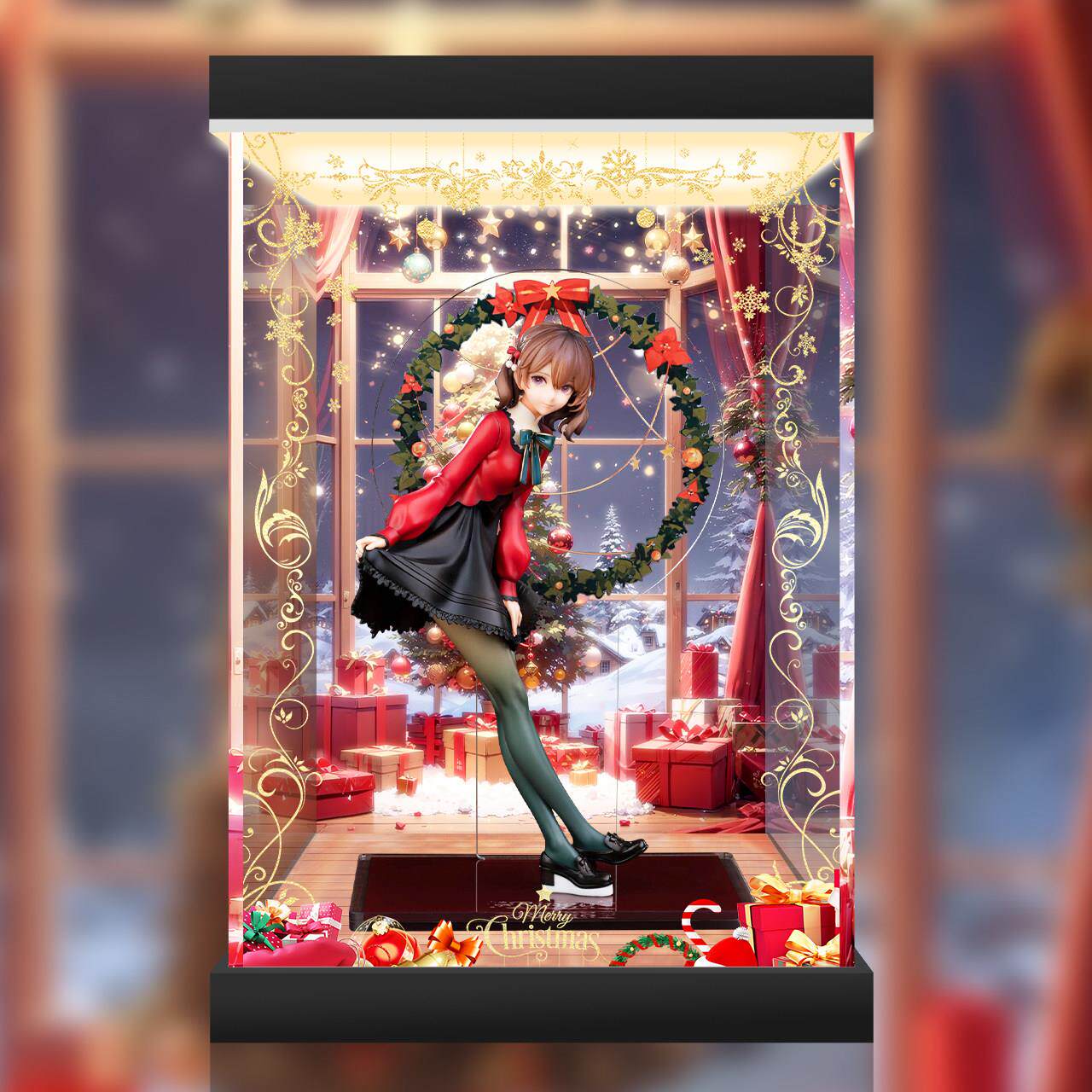 【移不动】逆转工作室桌面少女系列冬林檎 亚克力主题背景展示盒