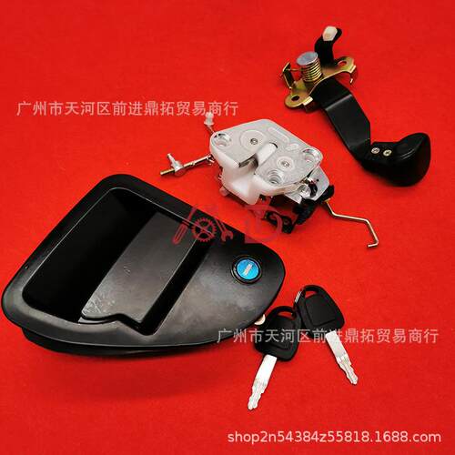挖机卡特305.5/306/307/308/D/E/E2驾驶室门锁总成 锁块 内外拉手