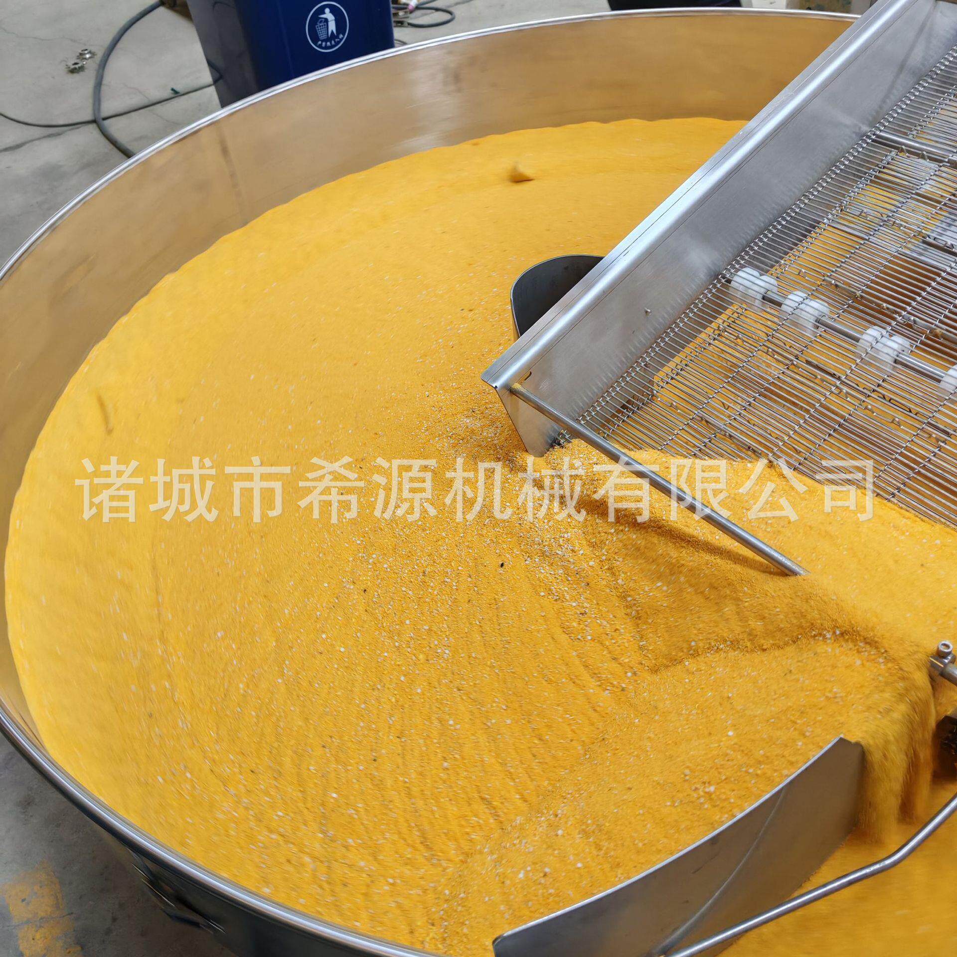 鸡腿肉块上糠裹粉机泡芙全自动裹椰蓉设备咕咾肉小酥肉圆盘裹粉机