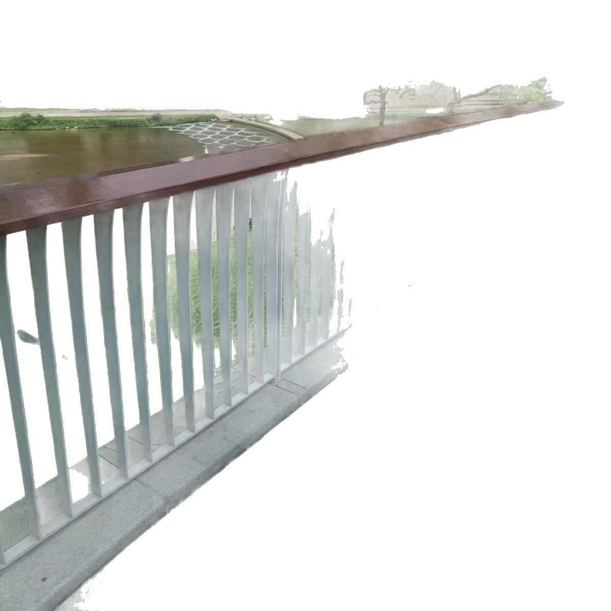 灯光河道隔离栏 景观河道防护栏 河道护栏菠萝格扶手生产厂家,五金/工具,护栏/隔离栏,淘宝优惠券,粉丝福利购,淘宝优惠卷