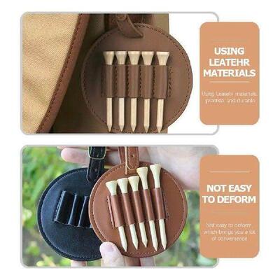 Golf Holder Case Portable Tees Keeper Golfer Tee Carrier