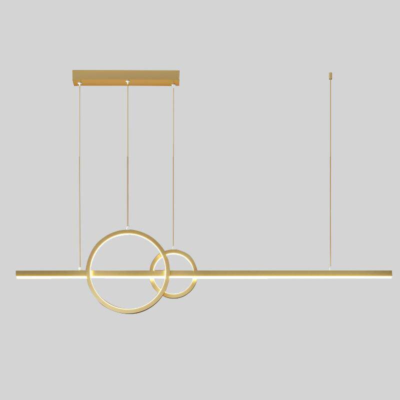 吊灯北欧餐厅吊灯三头吧台现代简约创意个性餐桌灯led灯具