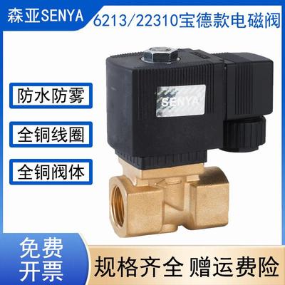 6213-04 4分宝德型电磁阀水阀气阀油阀SY22310-15AC220V2分4分1寸