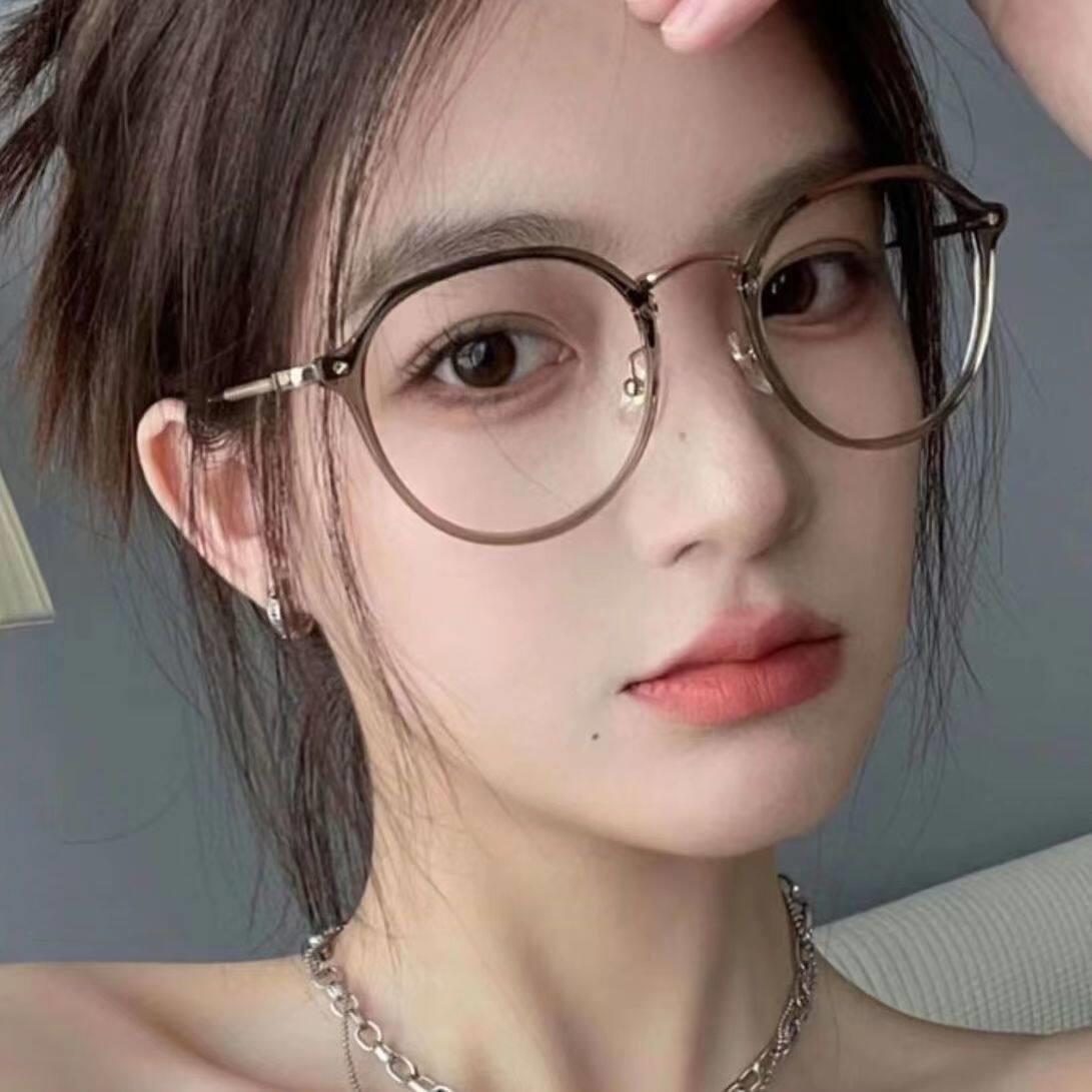 网红同款近视眼镜框架女可配有度数舒适防蓝光高清平光眼睛框镜架