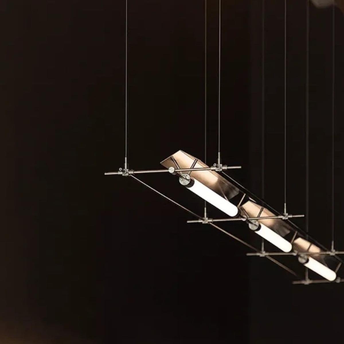 设计师餐厅吊灯极简工作室书房收银前台吧台艺术创意蔡烈超马扎灯