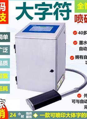 全自动喷码机水泥袋建材流水线流水号生产日期小型印刷设备
