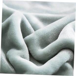Thick Flannel Plain 小毛毯 Fleece Knee Coral Blanket