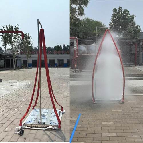 6人消防速洗冲淋器简洗消喷淋器消应急救援CJ-PLQ-0除污快化学服