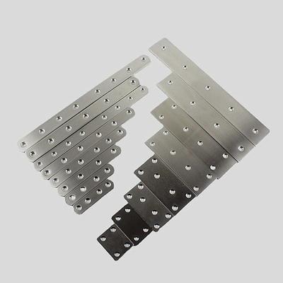 不锈钢直片角码直码直片直条平家具连接件一字角码层板托加固定件