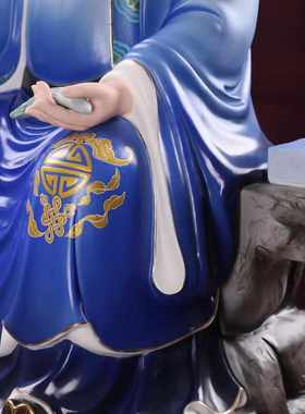 高端德化陶瓷药王孙思邈医圣神像药C王爷菩萨像孙真人药店供奉家