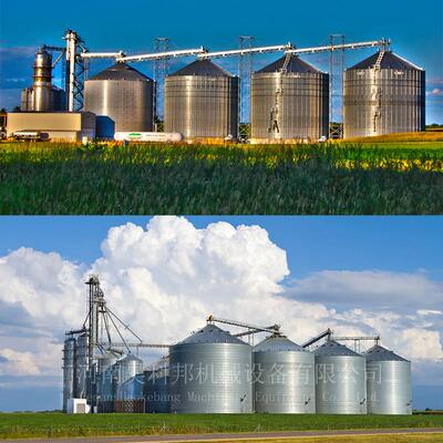 饲料厂用储存钢板仓 饲料仓 钢板仓厂家供应 新型智能装配式粮仓