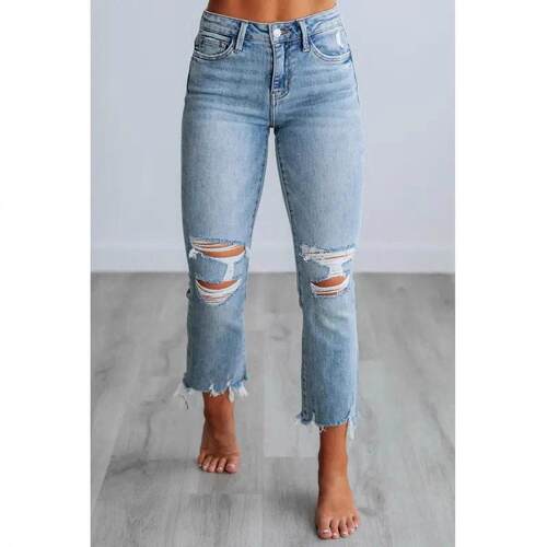 Women Cammi Risen Straight Jeans Wash Womenswear Bottom