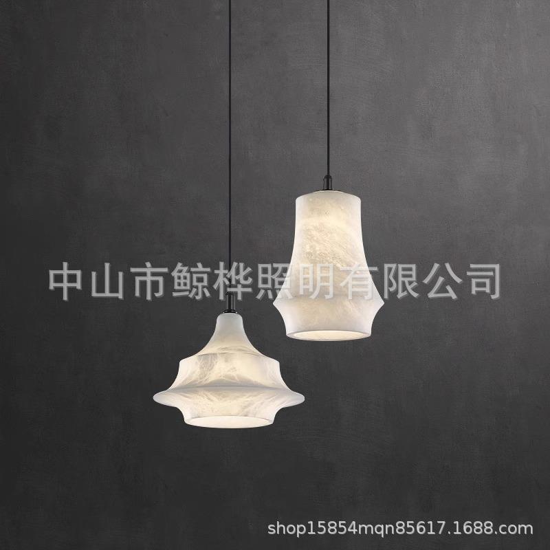 全铜云石小吊灯现代简约设计师创意个性卧室床头灯北欧餐厅吧台灯
