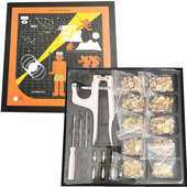 套盒铜子母扣暗扣100套盒装 四合扣 金属套装