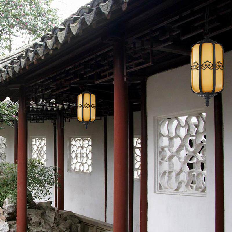 吊灯户外防水花园凉亭中式灯笼led挂灯室外别墅露台大门口庭院灯