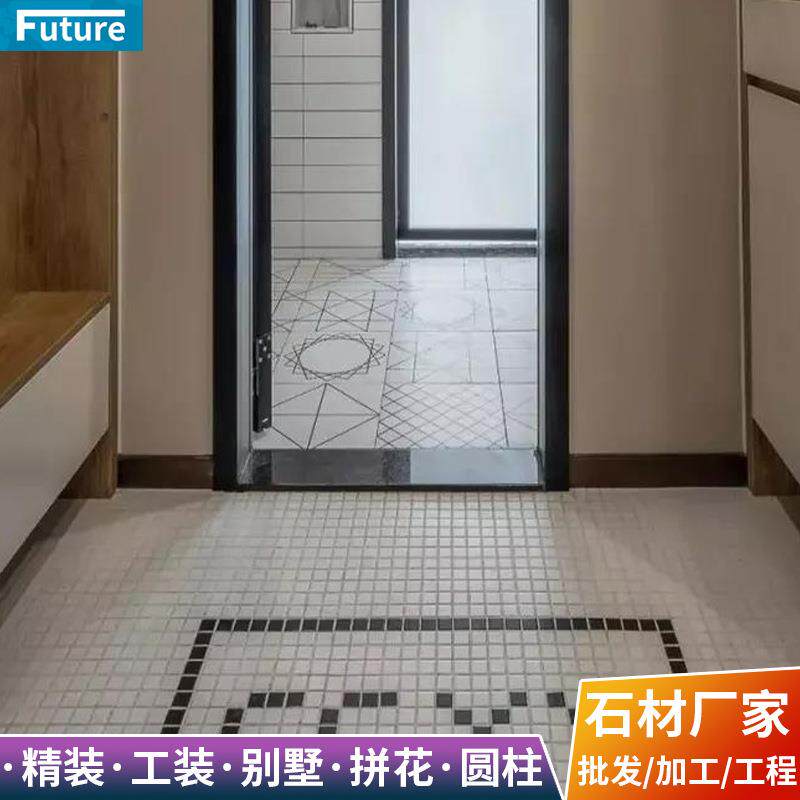天然大理石门槛石地板压条地砖补缝门坎挡水
