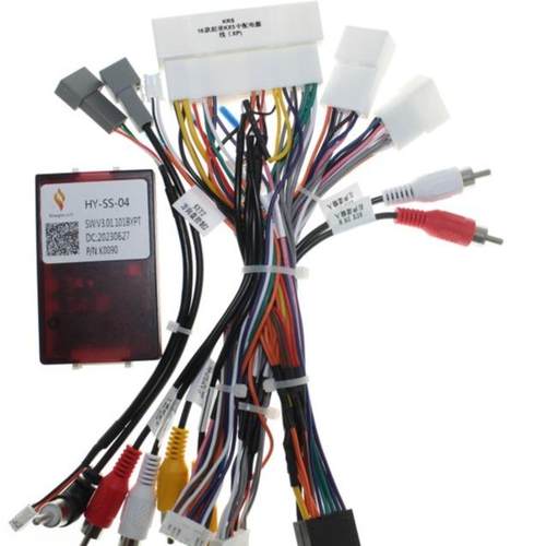 适合16P主机KIAKX5KX7K5领动带功放导航电源线+CANBUS