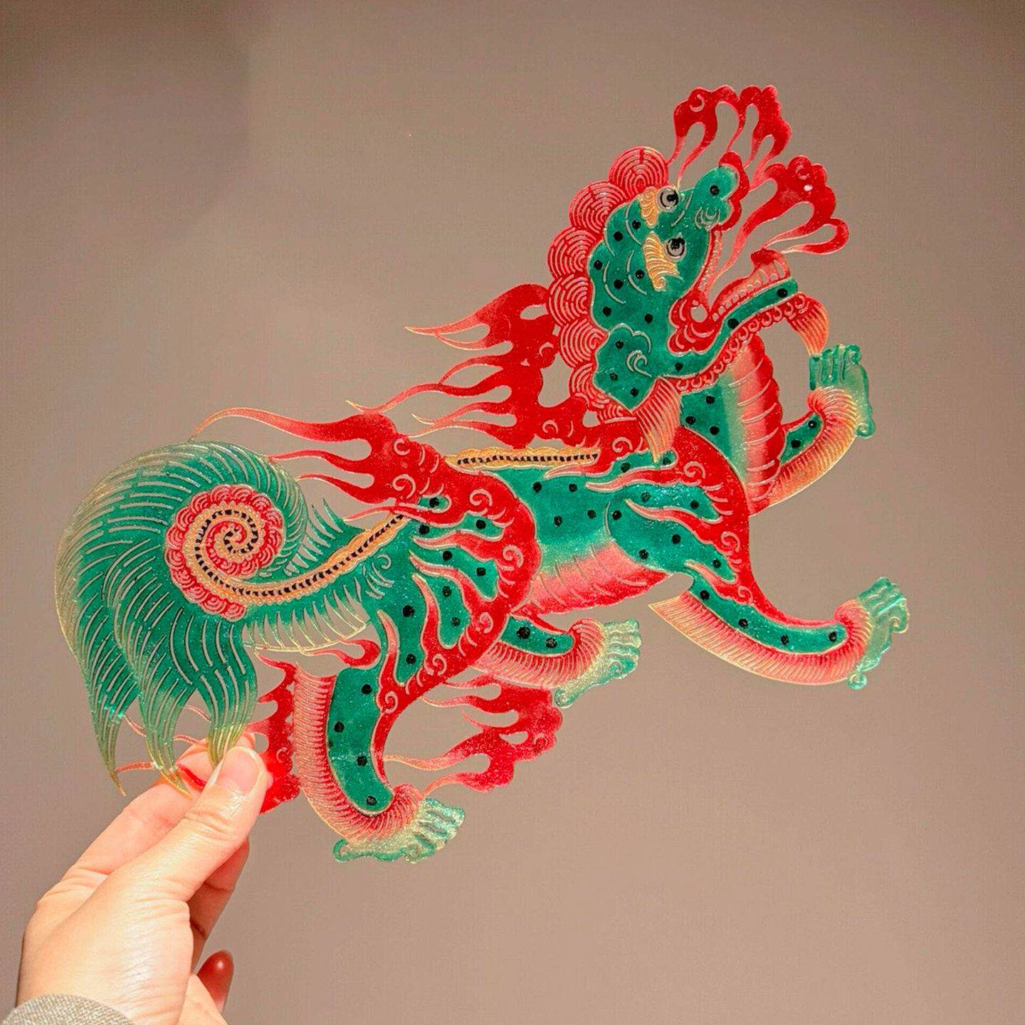 皮影2026马年装饰画传统非遗手工制作新中式挂画创意玄关桌面摆件