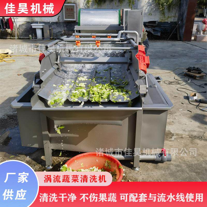 食堂酱腌菜清洗设备莴苣片涡流清洗机全自动变频涡流洗菜机