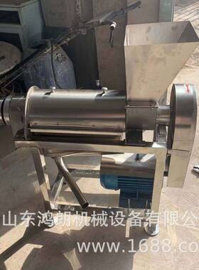 挤压粉碎脱汁机工业大产量胡萝卜打汁机 新鲜青菜榨汁机