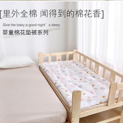 棉花床垫纯幼儿园褥婴儿垫A9y1E3Ym褥儿童床褥子拼接小学生被午睡