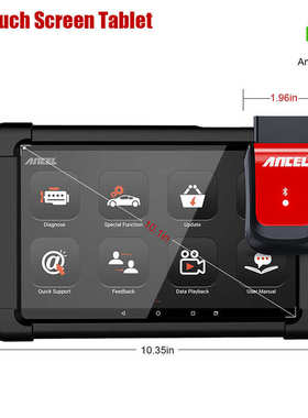 Ancel X6 OBDII全系统诊断工具EPB DPF SAS ABS重置 机油保养归零