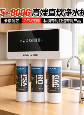 商用反渗透净水器75G600G800G直饮机家用大流量RO纯水机外贸定制